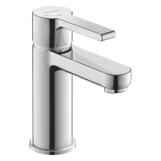 Duravit B.2 Einhebel-Waschtischmischer S FreshStart und MinusFlow, Chrom, 4l/min, Ausladung 101mm, Höhe 152mm