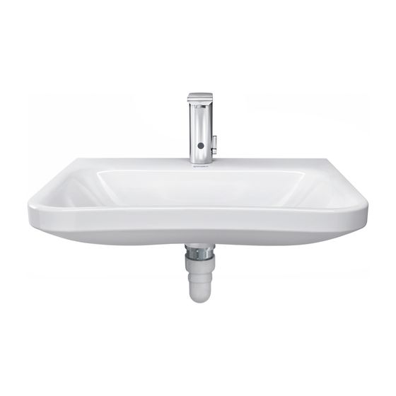 Duravit DuraStyle Waschtisch 570x650x170mm wh Weiß Hochglanz, Rechteckig, WonderGliss, 1 Waschplatz mittig, 1 HL mittig, ohne ÜL