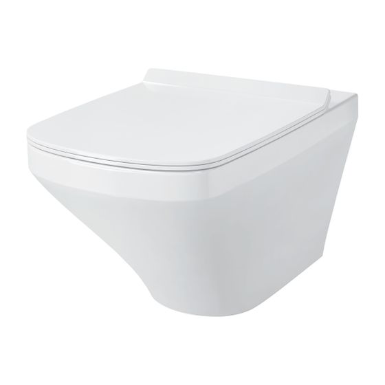 Duravit DuraStyle Wand-WC 540x370x355mm, Weiß Hochglanz, 4,5l, Tiefspüler, rimless, waagerecht
