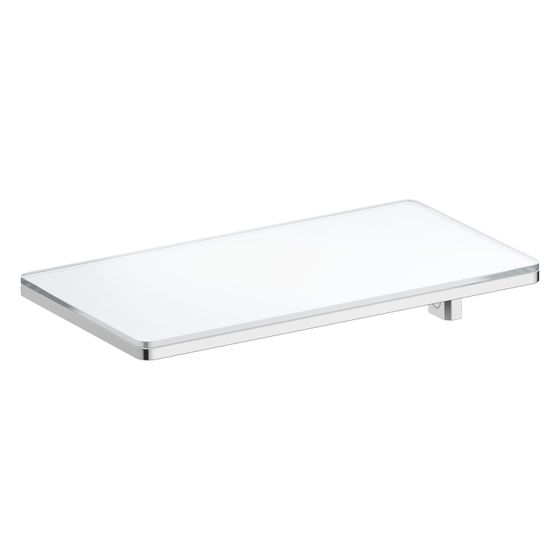Duravit Ablage für Brausestange 214mm, Chrom/Weiß Hochglanz