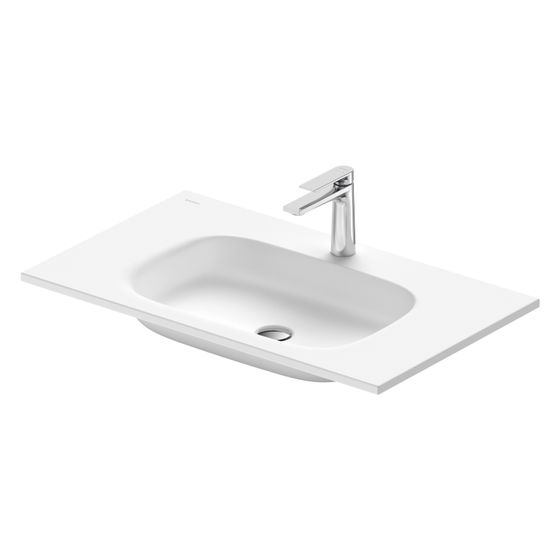 Duravit Sivida Waschtisch 485x820x110mm Weiß Seidenmatt rechteckig 1 Waschplatz/HL M ohne Überlauf