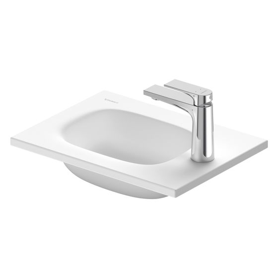 Duravit Sivida Waschtisch 300x410x110mm Weiß Seidenmatt rechteckig 1 Waschplatz M ohne Überlauf