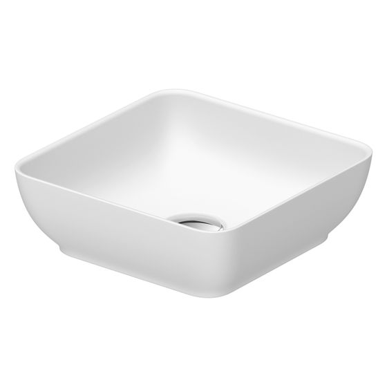 Duravit Sivida Aufsatzbecken 300mm, Weiß Seidenmatt, DuroCast Plus, eckig, ohne Überlauf und HLB