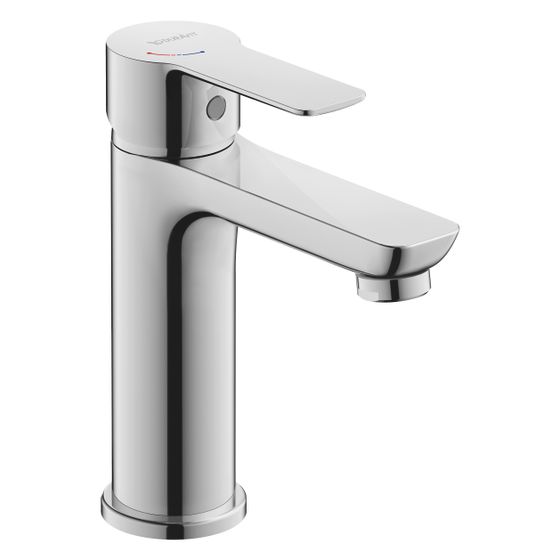 Duravit D-Code Einhebel-Waschtischmischer 167mm, Chrom Hochglanz, Keramikmischsystem, Ausladung 107mm, 4l/min