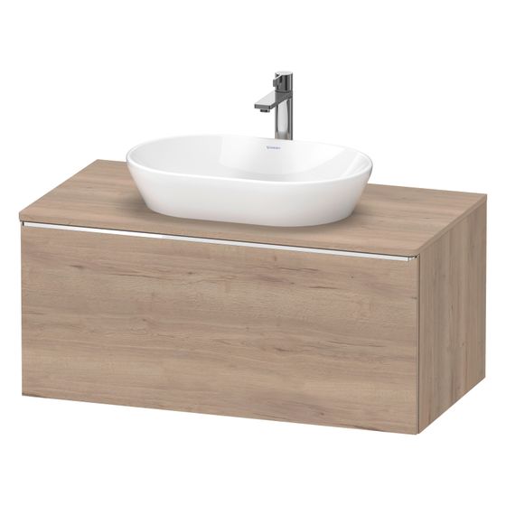 Duravit D-Neo Konsolenwaschtischunterbau wandh. 550x1000x459 Eiche Marmor. Matt, mittig, m KSP, Dekor, 1 AZ, Griff Dämpf.