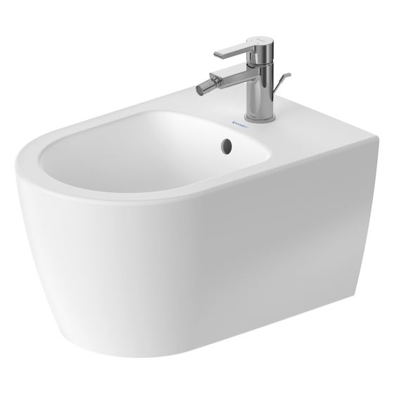 Duravit ME by Starck Wandbidet 540x370x290mm Weiß Seidenmatt 1 HL mit Überlauf