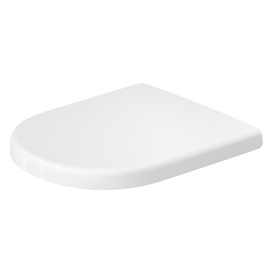 Duravit D-Code WC-Sitz Weiß Hochglanz, 360x40x483mm, ohne Absenkautomatik, Sitzgarnitur abnehmbar, überlappend