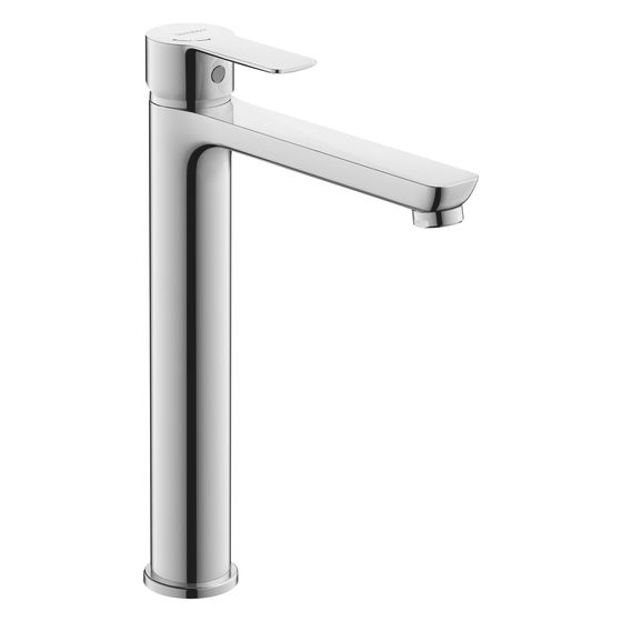 Duravit D-Code Einhebel-Waschtischmischer 295mm, Chrom Hochglanz, Keramikmischsystem, Ausladung 180mm, 4l/min