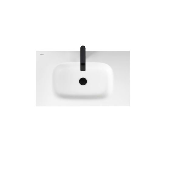 Duravit Sivida Waschtisch 485x820x110mm Weiß Seidenmatt rechteckig 1 Waschplatz/HL M ohne Überlauf