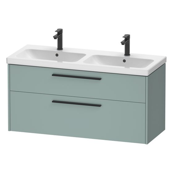 Duravit D-Code Waschtischunterbau wandhäng. 460x1184x555mm Fjordgrün Matt 1 AZ/SK, Griff Diam. mit Dämpfung