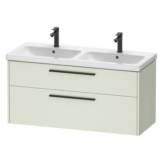 Duravit D-Code Waschtischunterbau wandhäng. 460x1184x555mm Blassgrün Matt 1 AZ/SK, Griff Diam. mit Dämpfung
