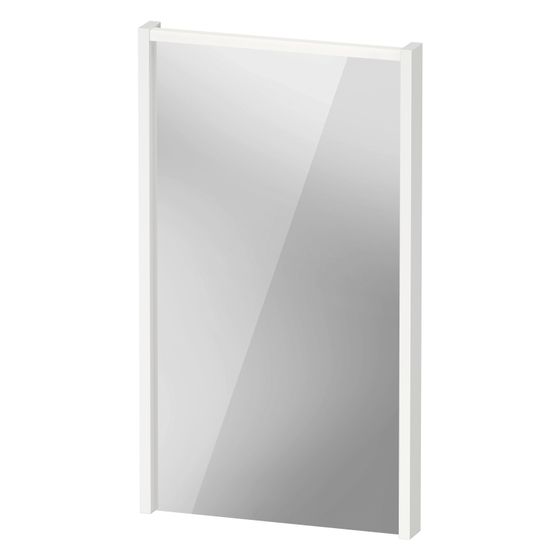 Duravit D-Code Spiegel Wandmontage 50x400x700mm Mattweiß LED oben 3W Betätigung extern