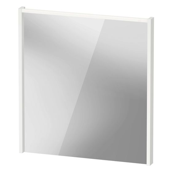 Duravit D-Code Spiegel Wandmontage 50x650x700mm Mattweiß LED oben 5W Betätigung extern