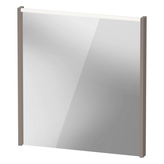 Duravit D-Code Spiegel Wandmontage 50x650x700mm Basalt Matt LED oben 5W Betätigung extern