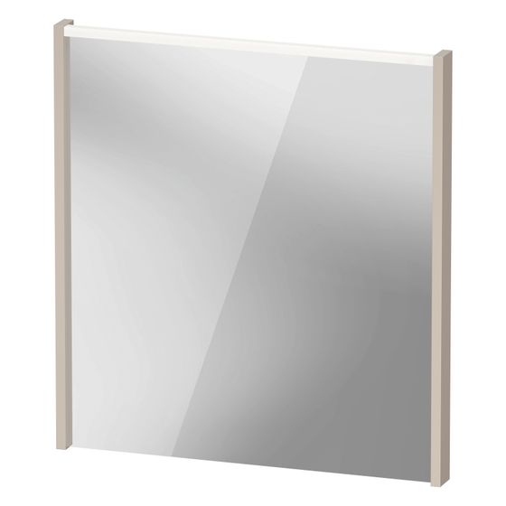 Duravit D-Code Spiegel Wandmontage 50x650x700mm Taupe Matt LED oben 5W Betätigung extern