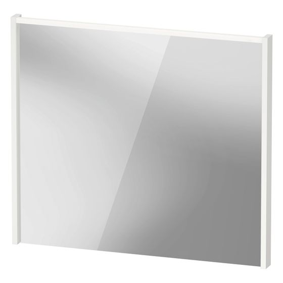 Duravit D-Code Spiegel Wandmontage 50x800x700mm Mattweiß LED oben 6W Betätigung extern