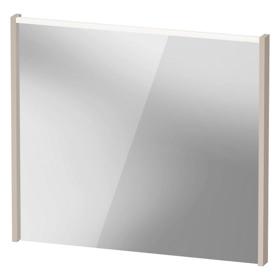 Duravit D-Code Spiegel Wandmontage 50x800x700mm Taupe Matt LED oben 6W Betätigung extern