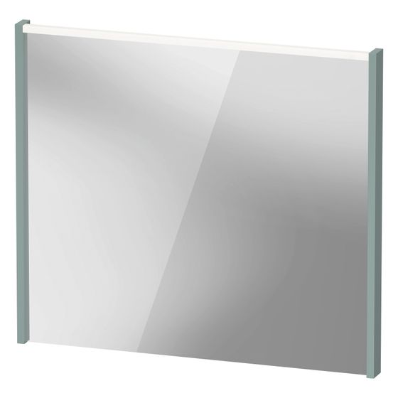 Duravit D-Code Spiegel Wandmontage 50x800x700mm Fjordgrün Matt LED oben 6W Betätigung extern