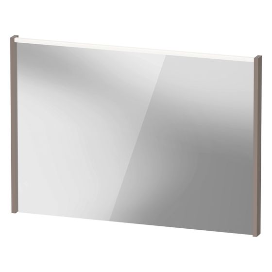 Duravit D-Code Spiegel Wandmontage 50x1000x700mm Basalt Matt LED oben 7W Betätigung extern
