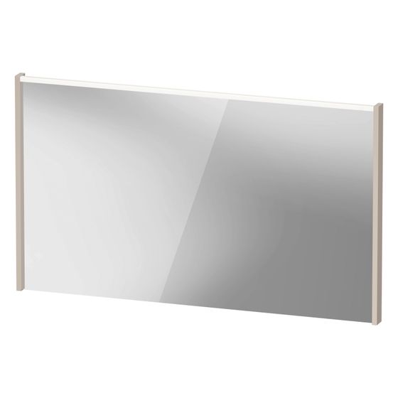 Duravit D-Code Spiegel Wandmontage 50x1200x700mm Taupe Matt LED oben 9W Betätigung extern