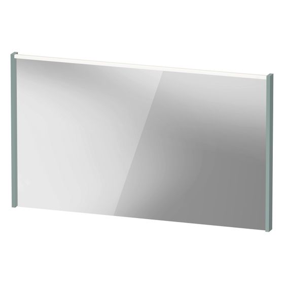 Duravit D-Code Spiegel Wandmontage 50x1200x700mm Fjordgrün Matt LED oben 9W Betätigung extern