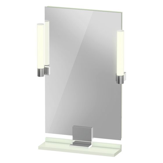 Duravit Sivida Spiegel Wandmontage 36x450x650mm Blassgrün Matt LED 9W Betätigung Sensorschalter R/außen