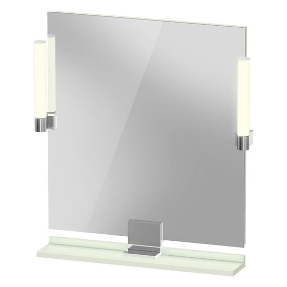 Duravit Sivida Spiegel Wandmontage 36x650x650mm Blassgrün Matt LED 9W Betätigung Sensorschalter R/außen