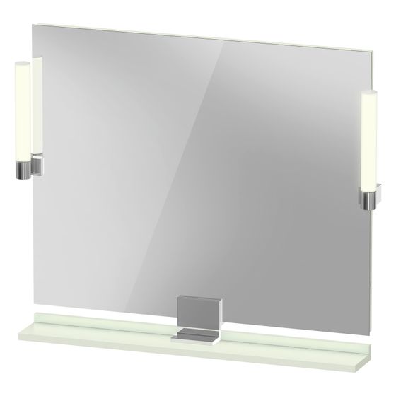 Duravit Sivida Spiegel Wandmontage 36x850x650mm Blassgrün Matt LED 9W Betätigung Sensorschalter R/außen
