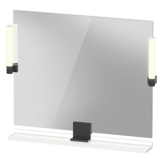 Duravit Sivida Spiegel Wandmontage 36x850x650mm B Weiß Hochglanz LED 9W Betätigung Sensorschalter R/außen