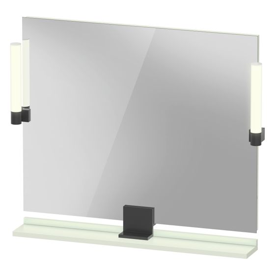 Duravit Sivida Spiegel Wandmontage 36x850x650mm B Blassgrün Matt LED 9W Betätigung Sensorschalter R/außen