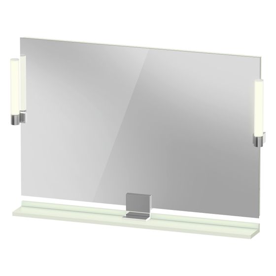 Duravit Sivida Spiegel Wandmontage 36x1050x650mm Blassgrün Matt LED 9W Betätigung Sensorschalter R/außen