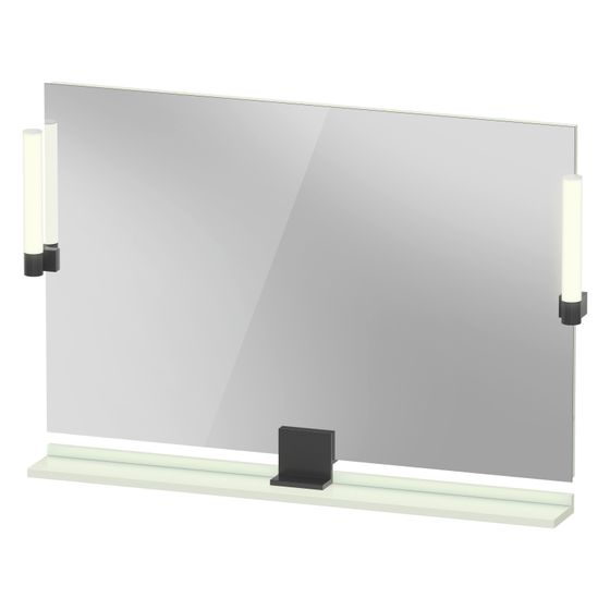 Duravit Sivida Spiegel Wandmontage 36x1050x650mm B Blassgrün Matt LED 9W Betätigung Sensorschalter R/außen
