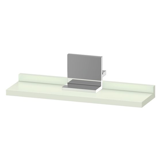Duravit Sivida Spiegel-Ablage 400x115x35mm Chrom/Blassgrün Matt ohne Konsolenträger