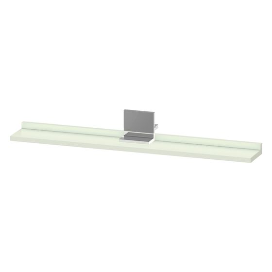 Duravit Sivida Spiegel-Ablage 800x115x35mm Chrom/Blassgrün Matt ohne Konsolenträger
