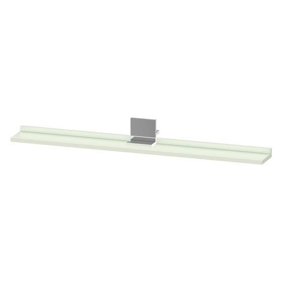 Duravit Sivida Spiegel-Ablage 1000x115x35mm Chrom/Blassgrün Matt ohne Konsolenträger