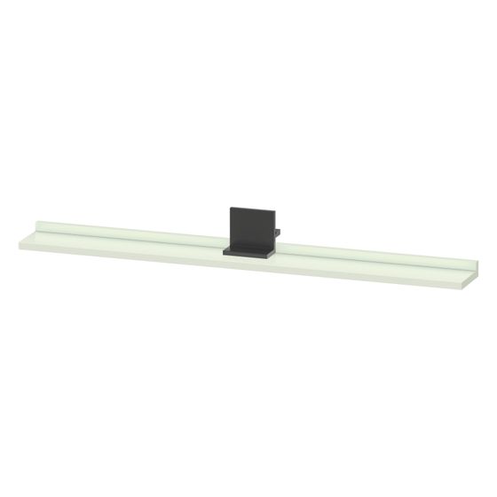 Duravit Sivida Spiegel-Ablage 1000x115x35mm Diamantschwarz/Blassgrün Matt ohne Konsolenträger