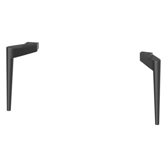 Duravit Sockelfuß Sivida 100x30x250mm 2er Set, Dia für Serie Sivida bodenstehende Konsolen-WT, WT-unterbau, Diamantschwarz