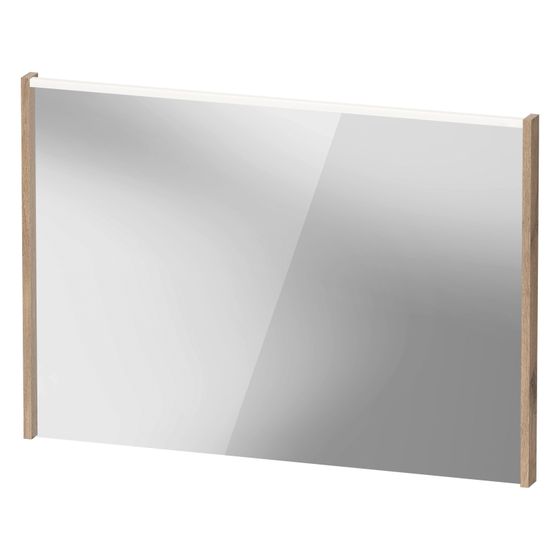 Duravit D-Code Spiegel Wandmontage 50x1000x700mm Eiche Marmoriert LED oben 7W Betätigung extern