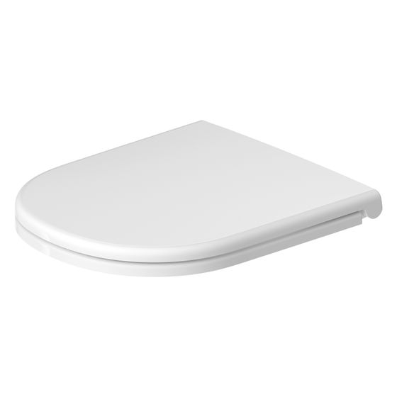 Duravit D-Code WC-Sitz Weiß Hochglanz, 374x41x433mm, ohne Absenkautomatik