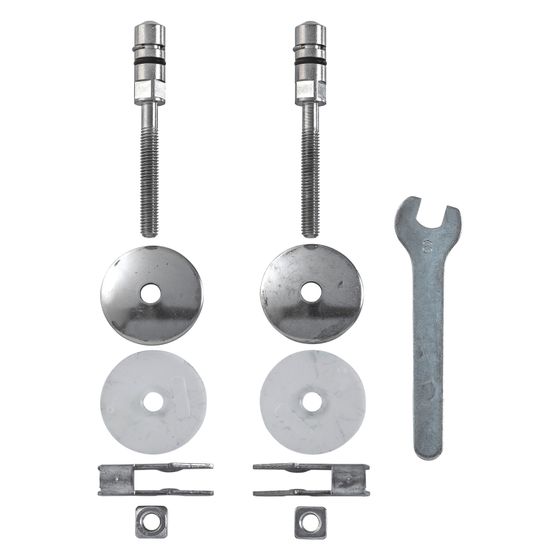 Duravit Scharnier-Set für WC-Sitz mit/ohne Absenkautomatik, Kunststoff, 0061581000