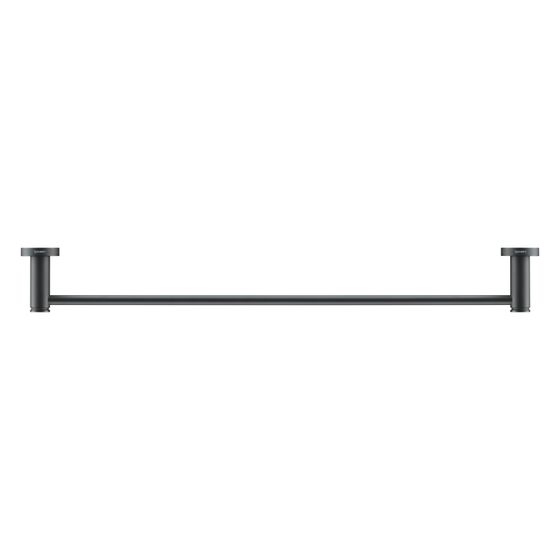 Duravit D-Code Handtuchhalter 80x648x48mm, Mattschwarz, Messing, 1 Arm, mit Befestigungsmaterial, für Wandbefestigung