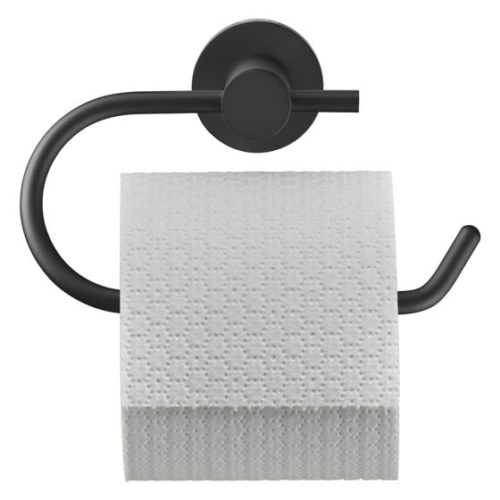 Duravit D-Code Toilettenpapierhalter, Papierrollenhalter 165x165x99mm Mattschwarz Schraubbefestigung
