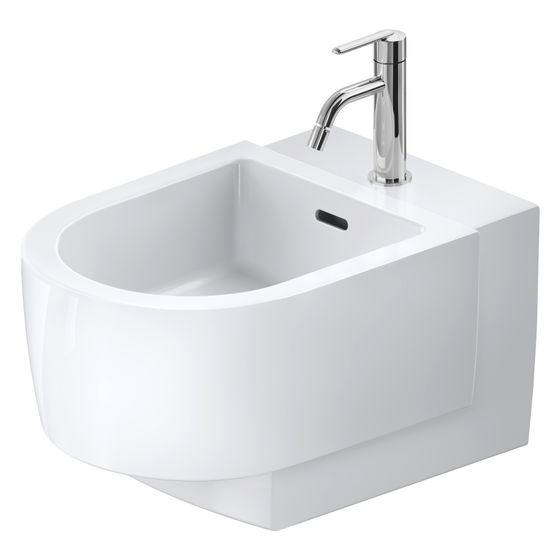 Duravit Balcoon Wandbidet 540x370x290mm Weiß Hochglanz DuraShield 1 HL HLB Überlauf verdeckter Befestigung