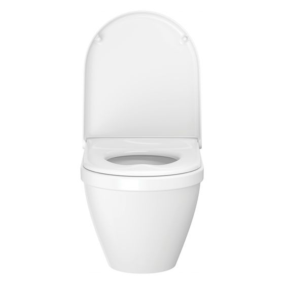 Duravit Starck 3 Wand-WC 540x365x355mm, Weiß Hochglanz, 6l, WonderGliss, Flachspüler, geschlossen, waagerecht