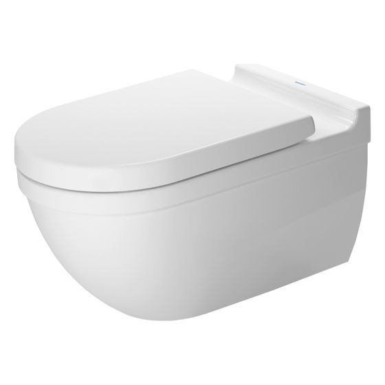 Duravit Starck 3 Wand-WC 620x370x375mm Weiß Hochglanz 45l Tiefspüler rimless waagerecht