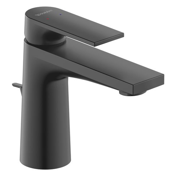 Duravit Tulum by Starck Einhebel-Waschtischmischer Mattschwarz 140mm Keramikmischsystem Ausladung 110mm 5l/min 3/8
