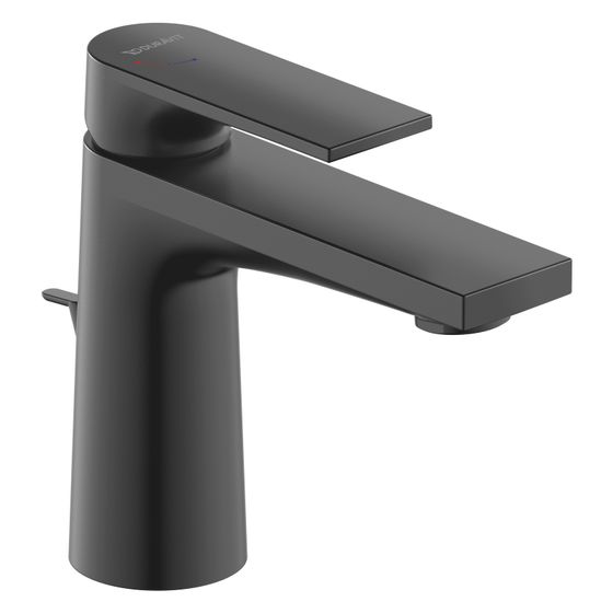 Duravit Tulum by Starck Einhebel-Waschtischmischer Mattschwarz FreshStart 140mm Keramikmischsystem Ausladung 110mm 5l/min