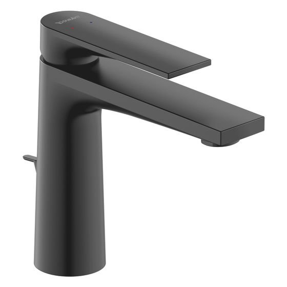 Duravit Tulum by Starck Einhebel-Waschtischmischer Mattschwarz 165mm Keramikmischsystem Ausladung 135mm 5l/min 3/8