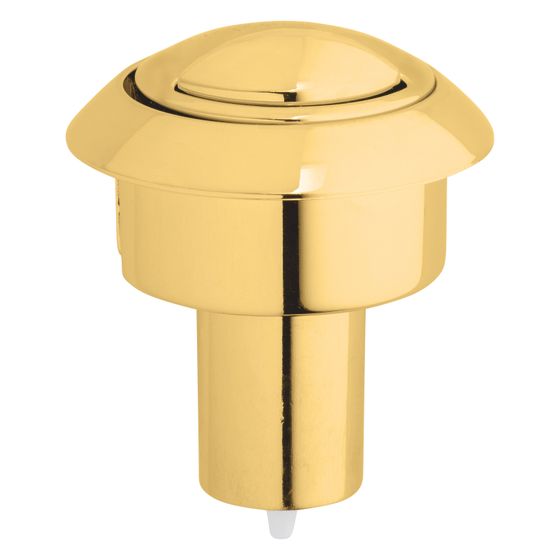Duravit Spülkasten Drücker 135x140mm, Dual Flush, Kunststoff, Gold poliert, Bedienung oben