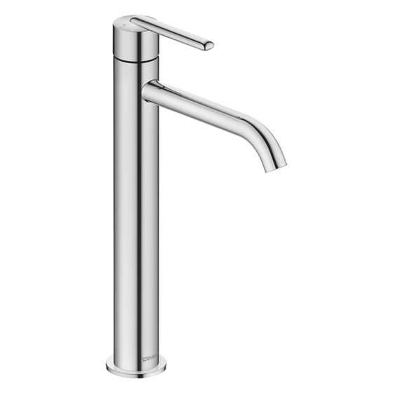 Duravit Balcoon Einhebel-Waschtischmischer XL FreshStart, MinusFlow, Chrom 4l/min, Hebelgriff, Ausladung 153mm, Höhe 297mm